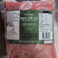 대상 냉동착즙 수박주스 1kg × 2봉 / 아이스박스포장