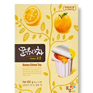 꽃샘식품 꿀유자차 포션 15개입