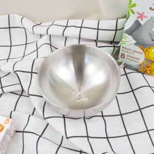 미피 이중 스텐 대접 국그릇 유아 캐릭터 식기 어린이집 유치원 준비물 국그릇 밥그릇