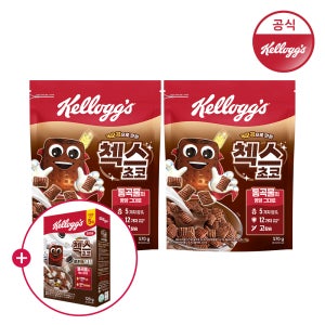 켈로그 오곡 첵스 초코 570g 1팩+쿠키앤크림 420g 1팩 외 5종(+시리얼 120g)