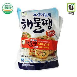 대림 해물땡 플러스 320g+320g 오징어듬뿍 동그랑땡