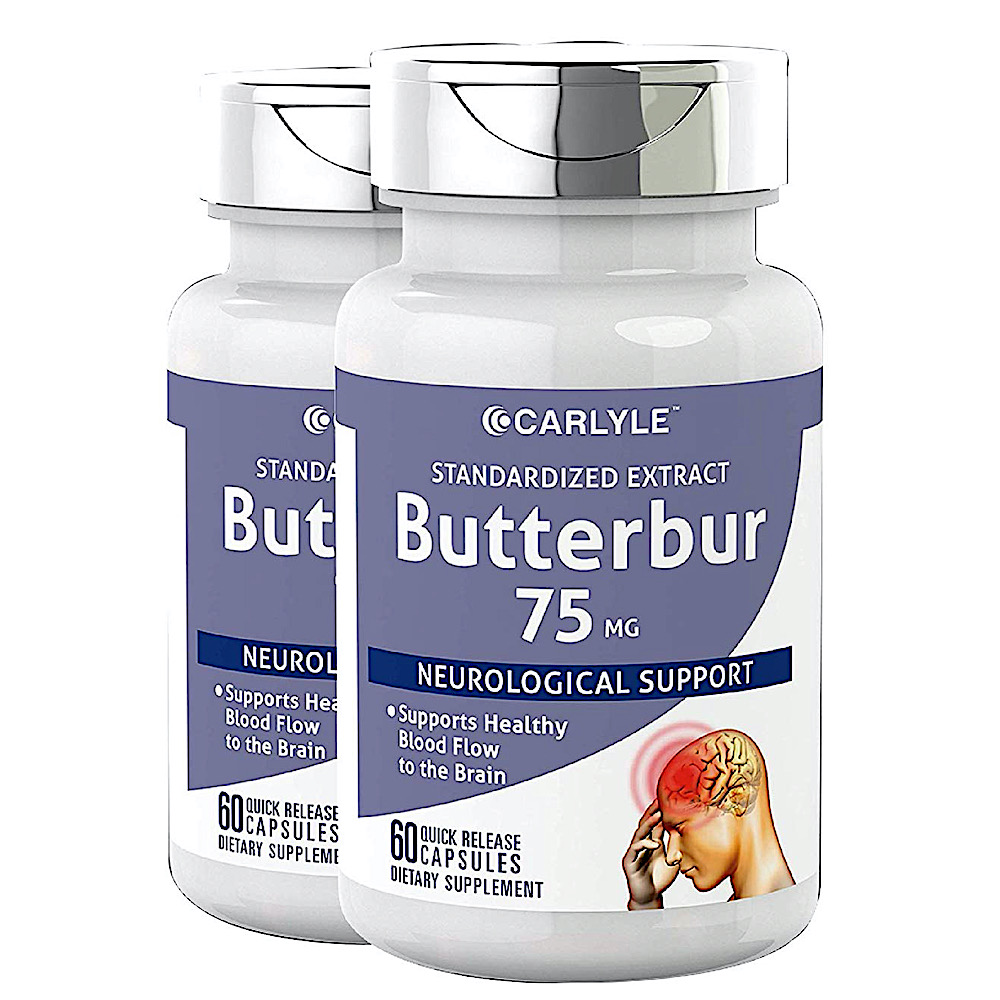 Carlyle Butterbur Extract 75mg 칼라일 머위 추출물 120정 2팩