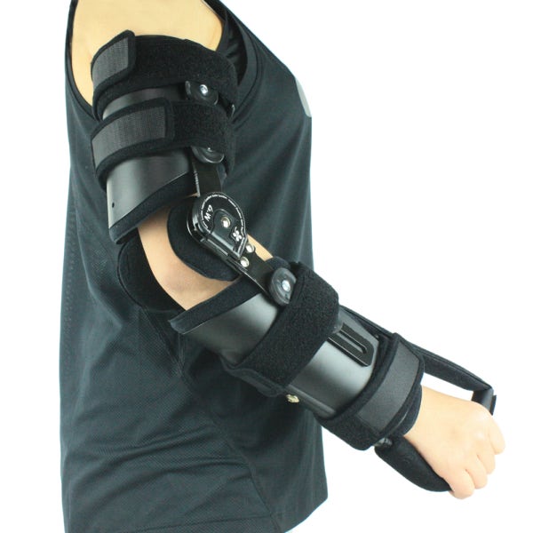 팔꿈치보조기 long arm 각도조절 팔보조기