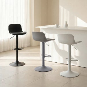 가구로드 루시바텐 높이조절 회전 홈바의자 카페 높은 아일랜드식탁 의자 철제 바체어