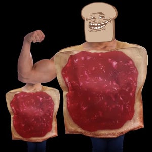 잼 바른 식빵 의상