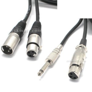 XLR 캐논 케이블 마이크선 마이크연장선 마이크 코드