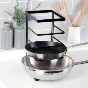 스파이더락 후라이팬정리대 다용도 거치대 (블랙)