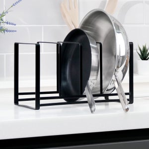 스파이더락 후라이팬정리대 다용도 거치대 (블랙)