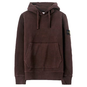 [스톤아일랜드] 19FW 711562820 V0070 와펜 후드 티셔츠 브라운 남성티셔츠 / TEO