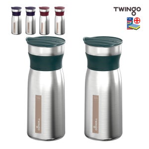 슬리브 스텐 304 리비 스텐물병 1.2L 2P 세트 업소용 냉장고 포르스트