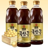 샘표 국산콩 간장 프리미엄 3병 NON GMO