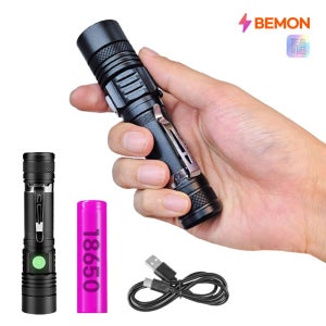 비몬 82g 가벼운 괴물 LED 손전등 충전식 휴대용 후레쉬 초강력 써치라이트