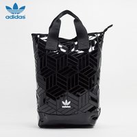 아디다스 오리지널 트레 포일 지오 메틱 쇼 퍼백 - adidas Originals trefoil geometic shopper bag in black