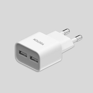 B라인 2.1A USB 듀얼 아답터 충전기 YC-T2U210