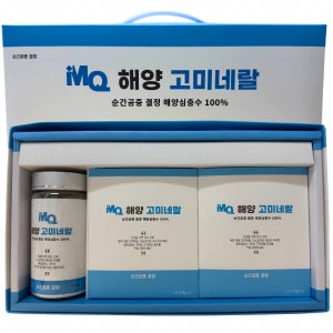 해양심층수로 만든 엠큐눈소금 엠큐 해양고미네랄 소금 세트 스틱3.4gX62+굵은 150g