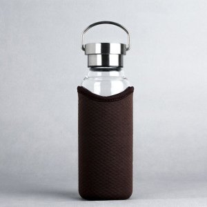 550ml 천주머니 밀폐형 유리 물병 텀블러