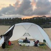 NH 지니 쉘터 캠핑 비치 그늘막 텐트 해변 바람막이 한강 피크닉 NH18Z001-P