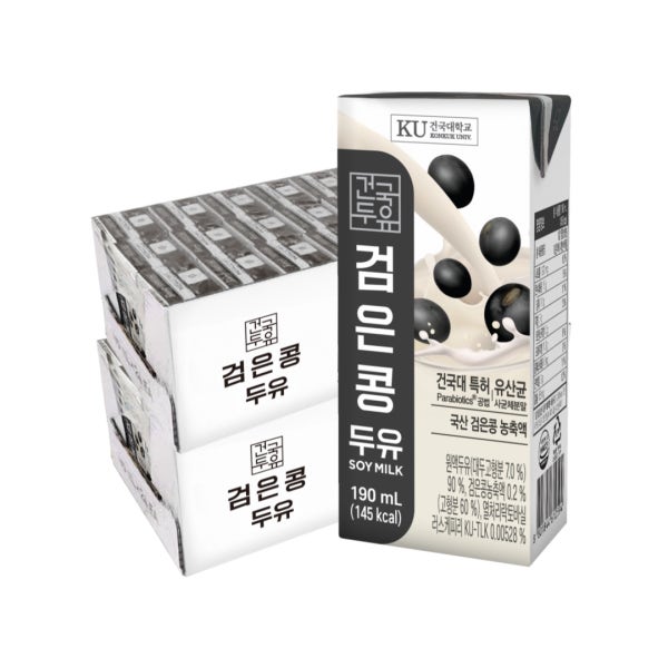 건국 검은콩 두유 190ml 48개