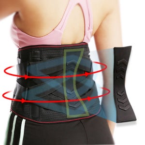 (의료기관)닥터메디쿠스 척추제로 허리보호대 스트랩 자세 교정 벨트 허리디스크 헬스 스포츠