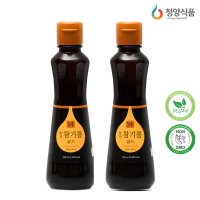 꼬손 통참깨 100% 참기름 300ml 2병 묶음