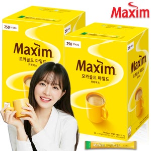 맥심 모카골드 마일드 커피믹스250T 2개 총500개 일반or세트 랜덤발송