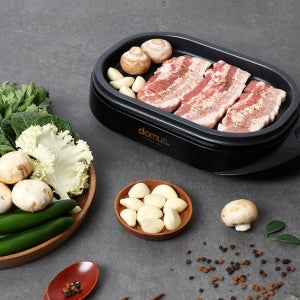 도무스 낭만그릴 미니 만능 전기그릴 혼밥 캠핑 여행용 미니그릴