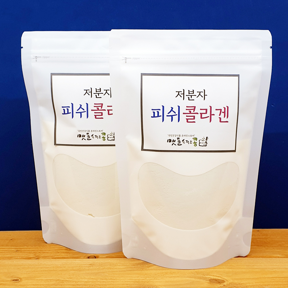 저분자 <b>피쉬 콜라겐</b> 400g(<b>200g</b>+<b>200g</b>) 국내제조 1,000달톤