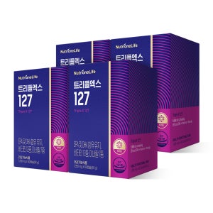 뉴트리원 트리플엑스 127 종합 멀티 비타민 알티지 오메가3 60캡슐, 4개