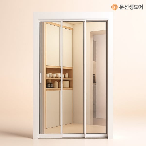현관 중문 슬라이딩 3연동 아파트중문 울트라슬림 투명유리