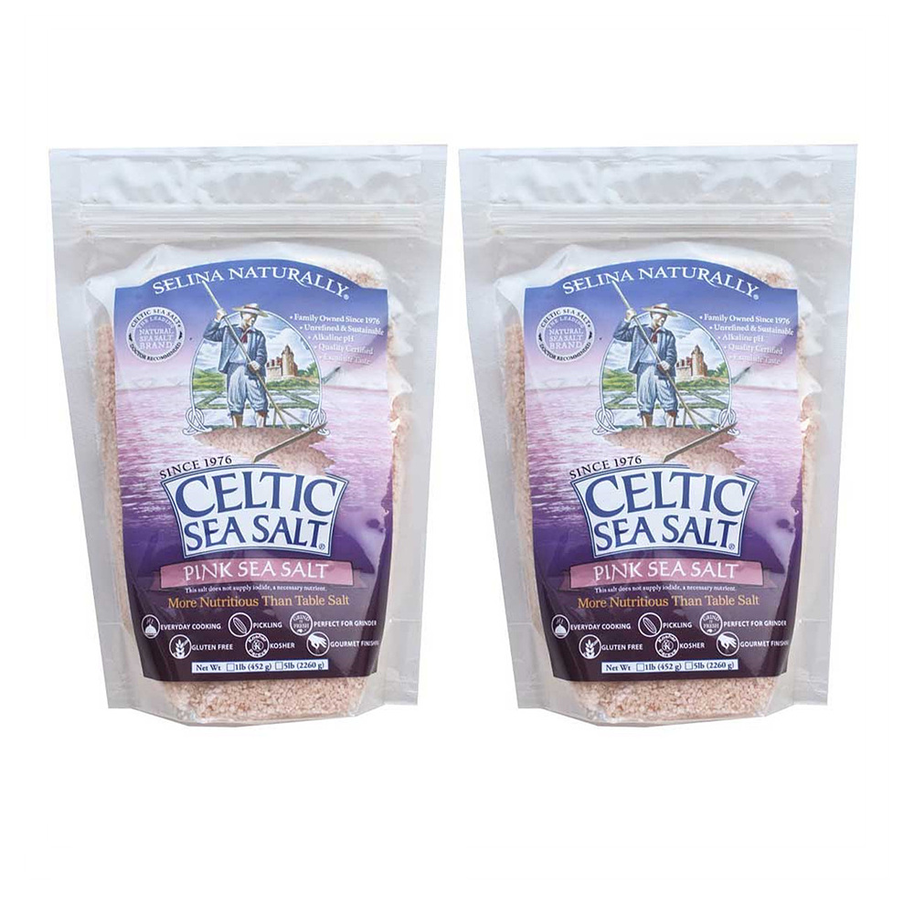 <b>Celtic</b> Pink <b>Sea Salt</b> 셀틱 핑크 씨 솔트 바다 소금 452g 2팩