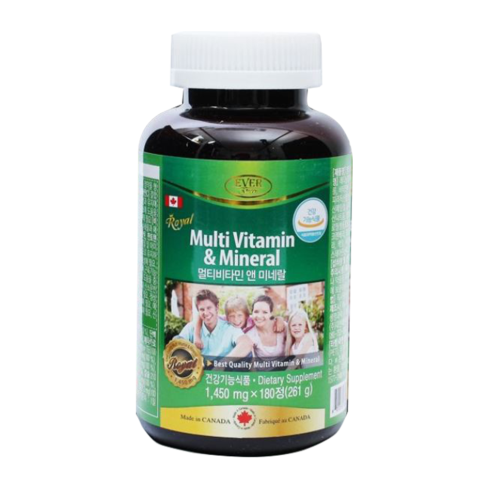 캐나다 멀티비타민앤미네랄[1,450mg x 180정]