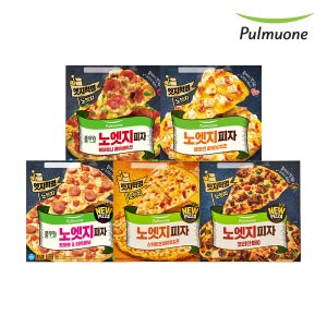 풀무원 노엣지피자 5판 (페퍼로니/파이브치즈/코리안BBQ/포테이토/토마토미트콤보)_P