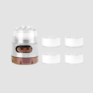 엔틱 수압상승 주방용 녹물필터헤드 코브라타입+ 리필 4개 세트