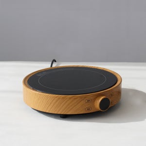 아카시아홈 휴대용 미니 인덕션 1구 원형 전기레인지 캠핑용 가정용