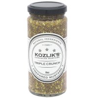 코즐릭스 트리플 크런치 머스타드 씨겨자 소스 8oz(226g) 2팩 KOZLIKS CANADIAN MUSTARD Triple Crunch Mustard