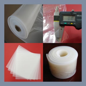 500mm X 1000mm X 0.1t / 반투명 초박막 실리콘 고무판