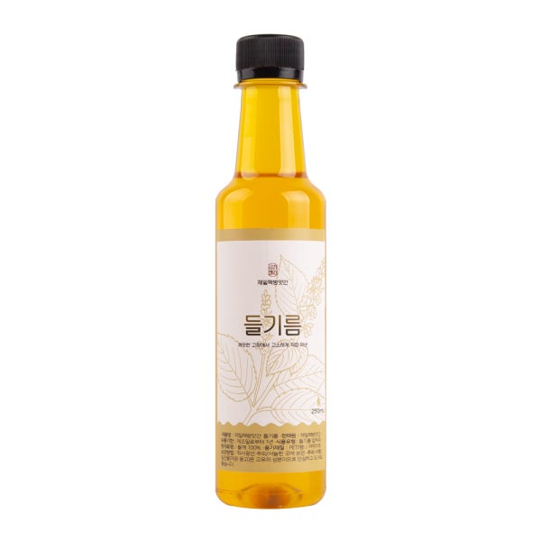 들기름 국산 저온압착 생들기름 250ml