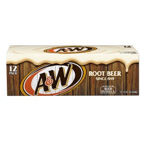 A&W 루트 비어 355ml 12캔 Root Beer, 12 fl oz cans, 12 count