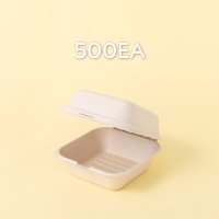 밀짚 펄프 햄버거 용기 450ml 500개