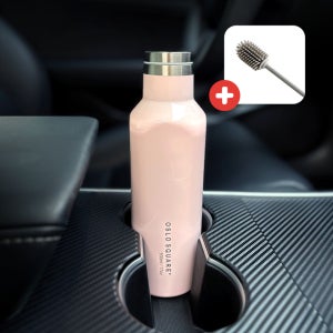 오슬로 스퀘어 텀블러 차량용 보온병 500ml 사각 스텐 물병 컵홀더 운전 필수템 새차 선물 +세척솔증정