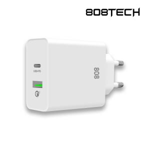 [1+1패키지] 808 2IN1 멀티 USB PD 퀵차지3.0 C타입 2포트 고속 충전기