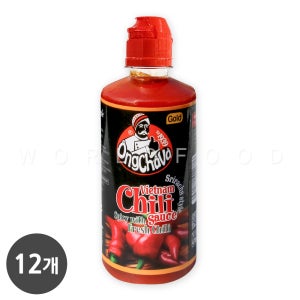 베트남 스리라차스타일 옹차바 핫칠리소스 GOLD 470g, 12개