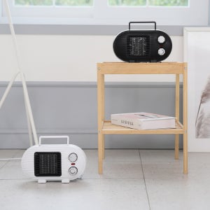 온풍기 캠핑 팬히터 가정용 발난로 낚시 야외 TP-800D 화이트 블랙