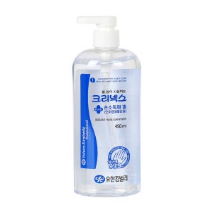 크리넥스 물 없이 사용하는 손소독제 450ml 1개 56053