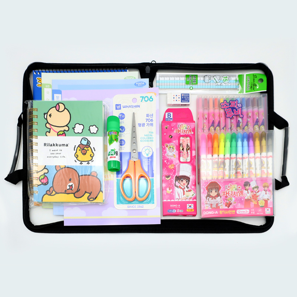 초등 입학 신학기 문구세트 초등 학교 학생 학용품 세트 여아용