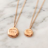 러브 코인펜던트 LOVE 병뚜껑 목걸이 14K 여성목걸이 [캐럿언니]