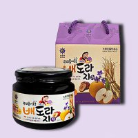 무설탕 물넣지않은 아기 임산부 수제 국산 배도라지청 대용량600g