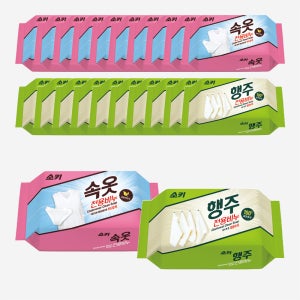 무궁화 소키 세탁비누 32개 세트 (행주 16개+속옷 16개)