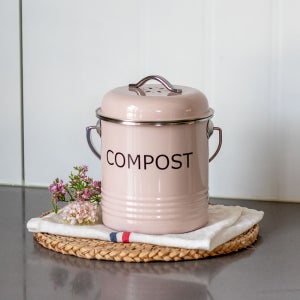 NHB 음식물 냄새안나는 가정용 씽크대 인테리어 휴지통 쓰레기통 처리기 1.5리터