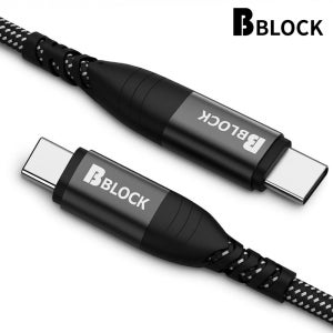 비블럭 1+1 C to C타입 케이블 PD 초고속 충전 선 60W 0.5m